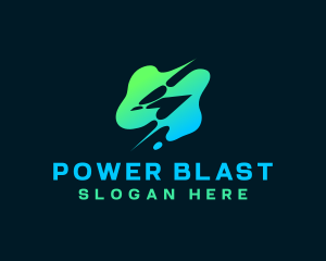 Lightning Power Energy logo design