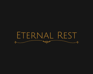 Cemetery - Simple Ornamental Business logo design