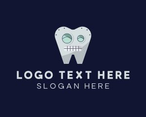 Metallic - Robot Tooth Clinic logo design