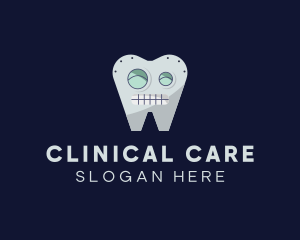 Robot Tooth Clinic logo design