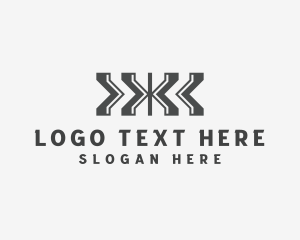 Mover - Industrial Forwarding Logistics Letter X logo design