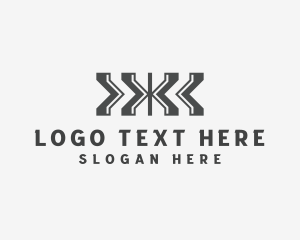 Delivery - Industrial Forwarding Logistics Letter X logo design