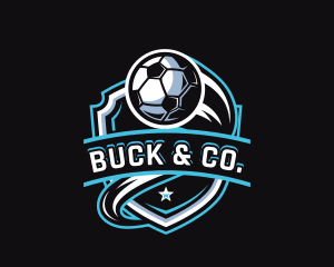 Soccer League Goal logo design