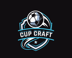 Cups - Soccer League Goal logo design