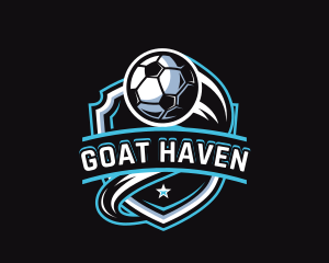 Soccer League Goal logo design