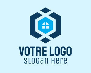 Blue House Realtor Logo