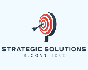 Strategy - Letter P Target Marketing logo design