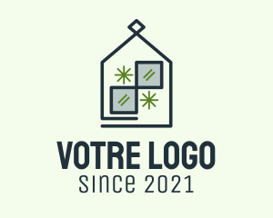 Broker - Home Renovation Outline logo design