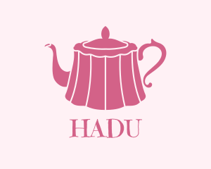 Baker - Pink Cake Tea Pot logo design