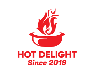 Hot Pot Fire logo design