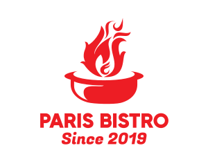 Hot Pot Fire logo design