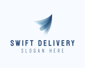 Plane Forwarding Courier logo design