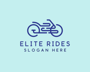 Bike Ride Outline logo design