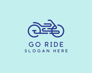 Bike Ride Outline logo design