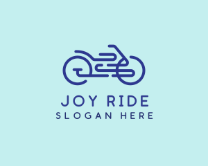 Ride - Bike Ride Outline logo design