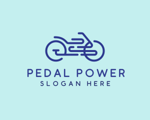 Bike Ride Outline logo design