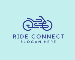 Bike Ride Outline logo design