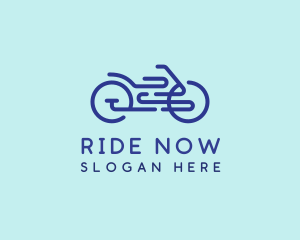 Bike Ride Outline logo design