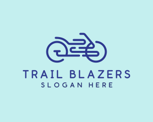 Bike Ride Outline logo design