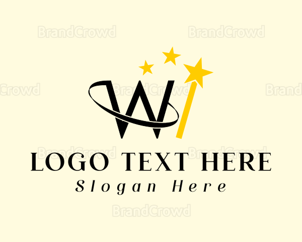 Wizard W Gold Logo
