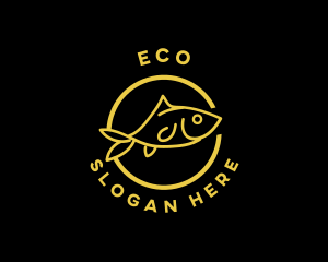 Fish Seafood Restaurant logo design