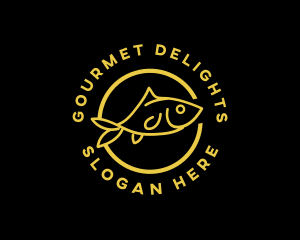 Fish Seafood Restaurant logo design