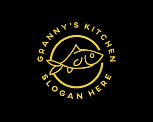 Fish Seafood Restaurant logo design