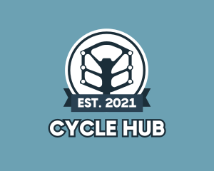Bike - Bike Pedal Banner logo design