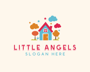 Daycare Preschool Childcare logo design