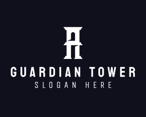 Medieval Tower Building logo design