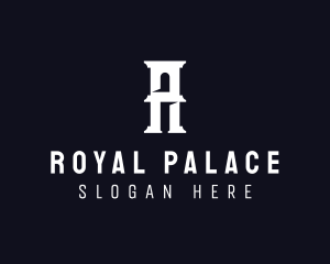 Palace - Medieval Tower Building logo design