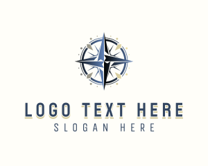 Travel Agency - Navigation Travel Compass logo design