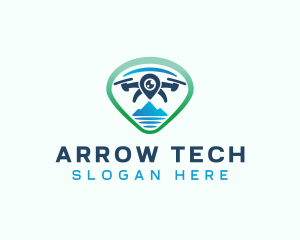 Drone Tech Gadget logo design