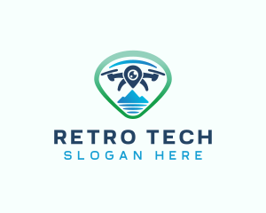 Drone Tech Gadget logo design