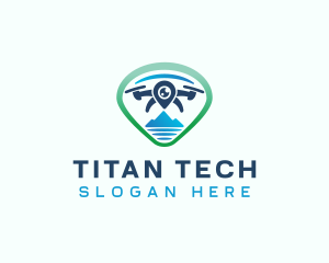 Drone Tech Gadget logo design