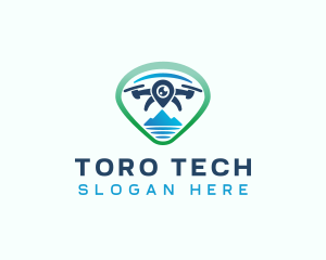 Drone Tech Gadget logo design