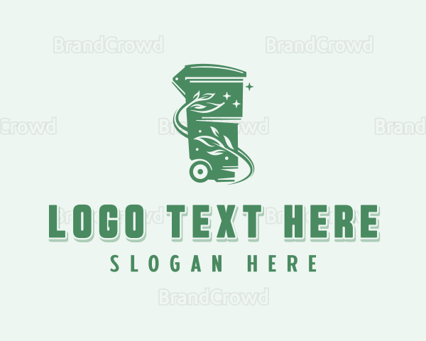 Sustainable Garbage Waste Logo