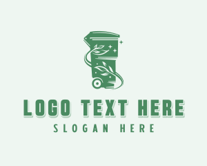 Waste Disposal - Sustainable Garbage Waste logo design