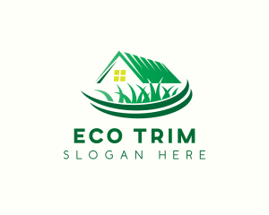 Lawn Grass Cutter logo design