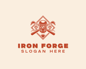 Industrial Welding Fabrication logo design