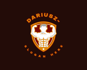 Exercise - Bodybuilder Gym Man logo design