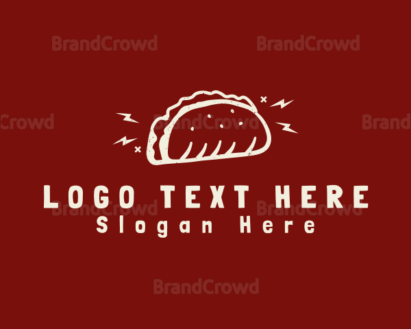 Retro Taco Restaurant Logo