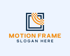 Racing Photo Frame logo design