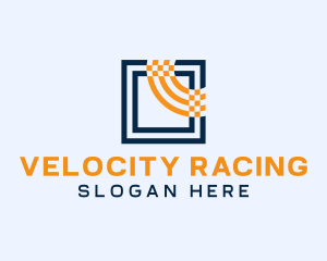 Racing Photo Frame logo design