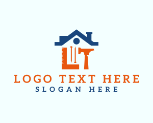 Contractor - Home Construction Tools logo design