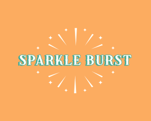 Firework - Sparkle Starburst Fireworks logo design