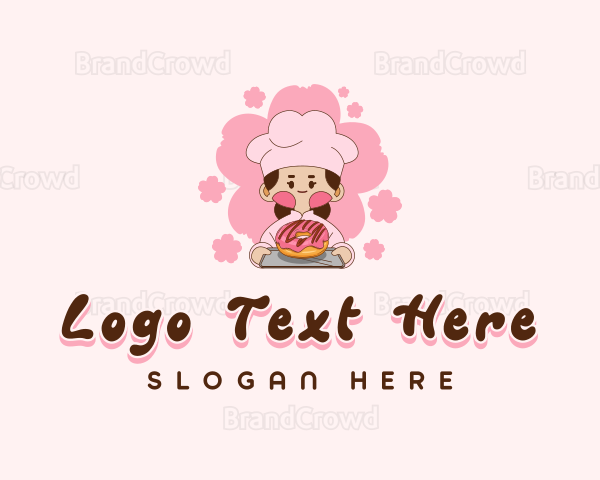 Sweet Doughnut Baker Logo