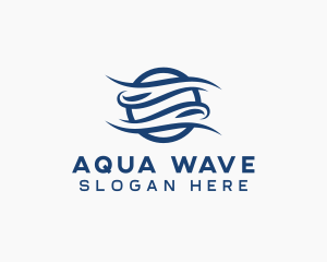 Biotech Science Waves logo design