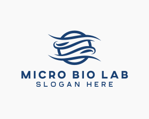 Biotech Science Waves logo design