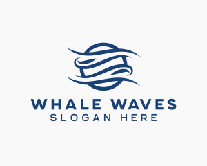 Biotech Science Waves logo design